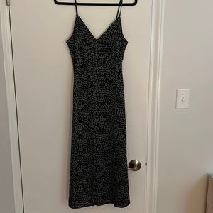 Cotton Candy LA silky leopard midi dress